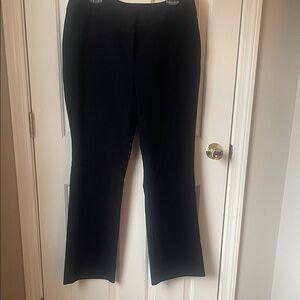 Ann Taylor Black Boot-Cut Dress Pants